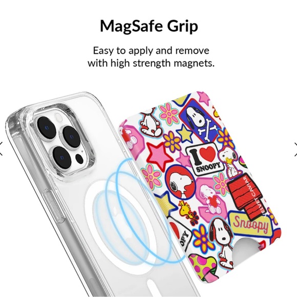 NEW Velvet Caviar Snoopy Patchwork MagSafe Wallet - Picture 4 of 7